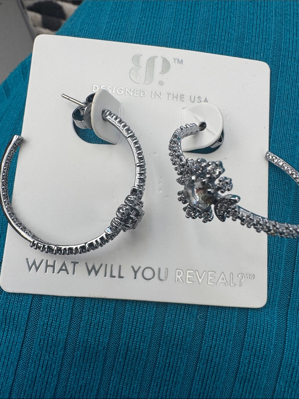 Bp obsidian earrings